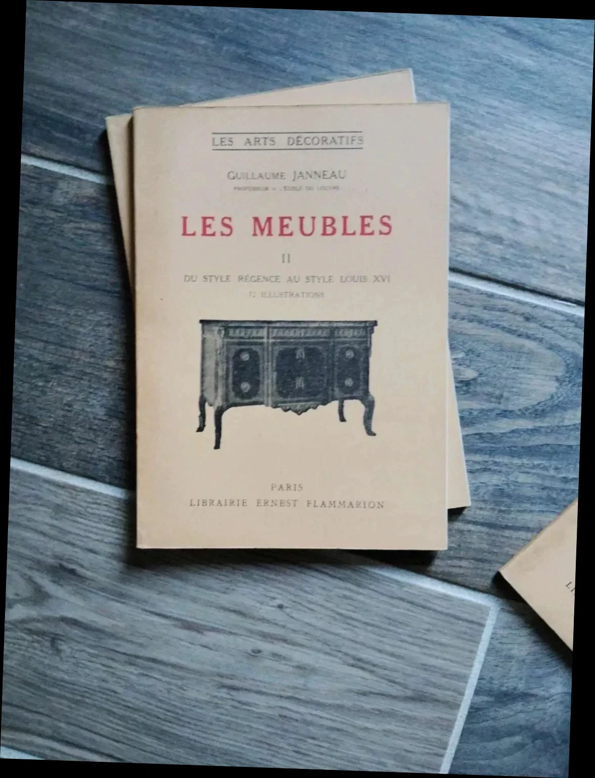Lot 3 fascicules "Les Meubles" (Janneau) Les Arts Décoratifs, Flammarion – photo 3